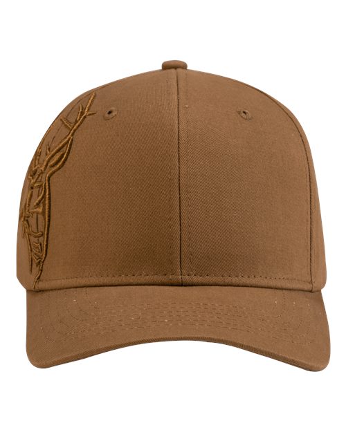 DRI DUCK 3321 3D Buck Pro Cap - Saddle - Front