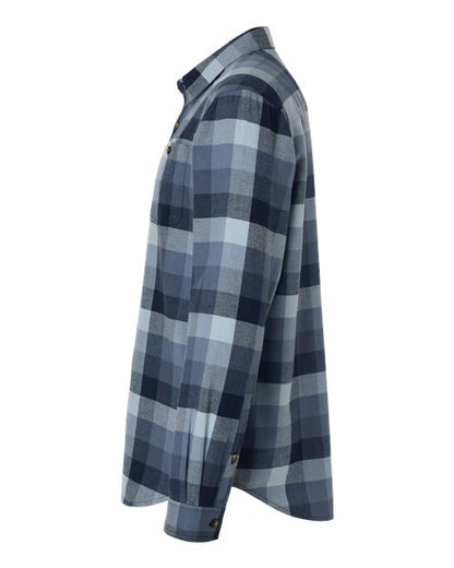 Columbia 161795 Men's Cornell Woods™ Flannel Shirt - Collegiate Navy Multi Buffalo Check - DirectSide