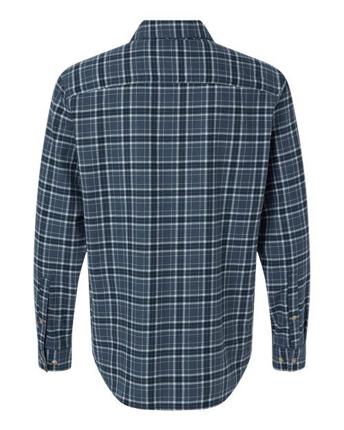 Columbia 161795 Men's Cornell Woods™ Flannel Shirt - Dark Mountain Quad Check - Back