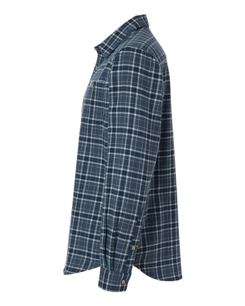 Columbia 161795 Men's Cornell Woods™ Flannel Shirt - Dark Mountain Quad Check - DirectSide