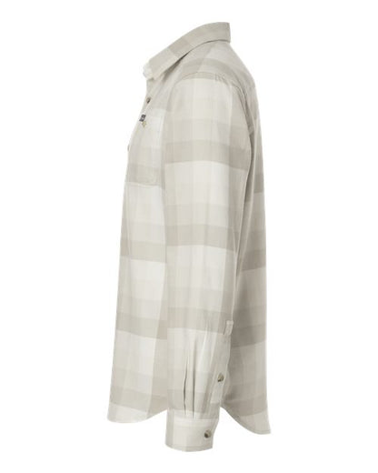 Columbia 161795 Men's Cornell Woods™ Flannel Shirt - Dark Stone Multi Buffalo Check - DirectSide