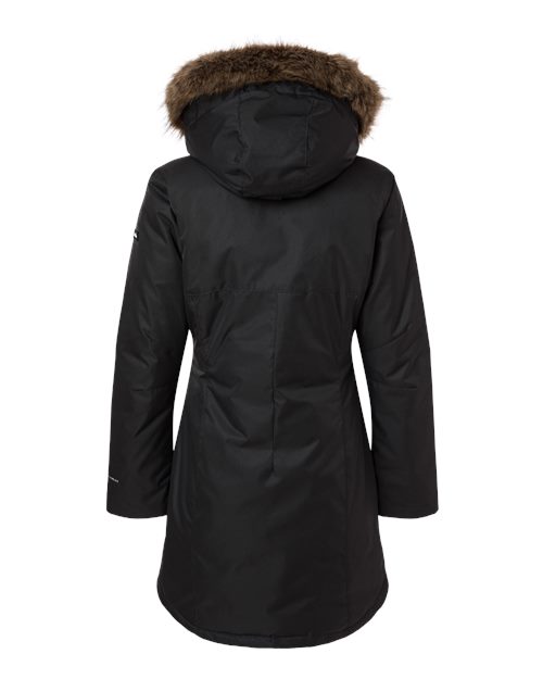 Columbia 179975 Women's Suttle Mountain™ Long Insulated Jacket - Black - Back