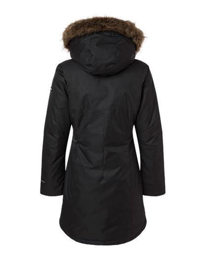 Columbia 179975 Women's Suttle Mountain™ Long Insulated Jacket - Black - Back