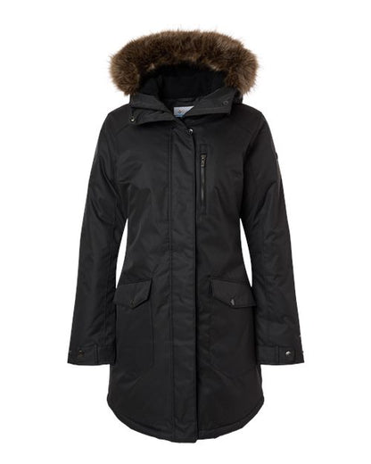 Columbia 179975 Women's Suttle Mountain™ Long Insulated Jacket - Black - Front