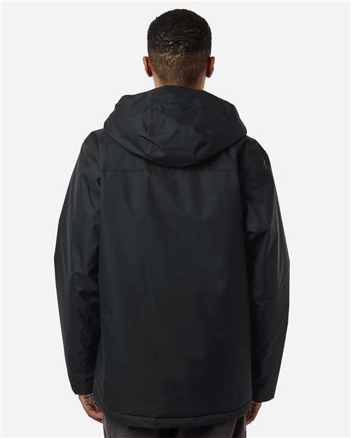 Columbia 208959 Men's Tipton Peak™ III Insulated Hooded Jacket - Black - OnModelBack