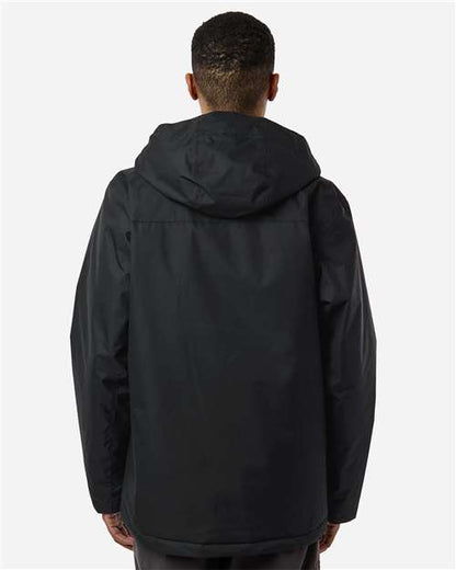 Columbia 208959 Men's Tipton Peak™ III Insulated Hooded Jacket - Black - OnModelBack