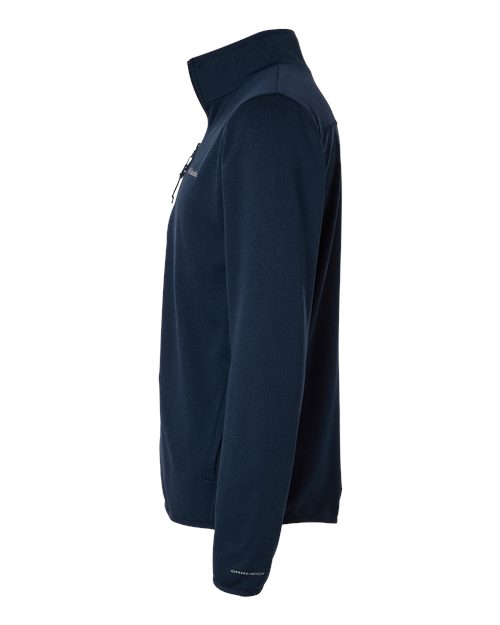 Columbia 213684 Men's Essential Hike™ Grid Fleece Full-Zip - Collegiate Navy - DirectSide