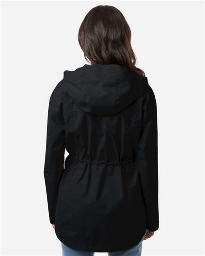 Columbia 211390 Women's Hikebound™ II Long Jacket - Black - OnModelBack