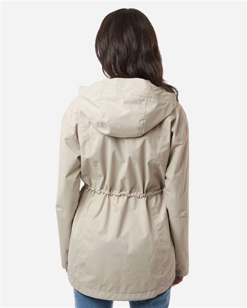 Columbia 211390 Women's Hikebound™ II Long Jacket - Dark Stone - OnModelBack