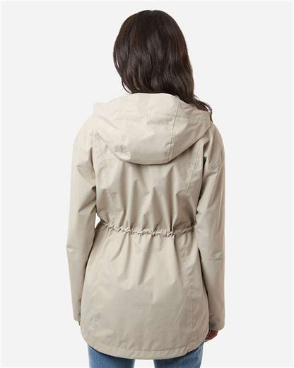 Columbia 211390 Women's Hikebound™ II Long Jacket - Dark Stone - OnModelBack