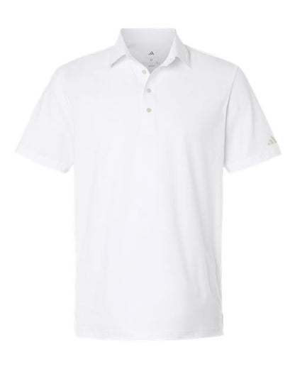 adidas A2013 Men's Ultimate365 Tour Twistknit Polo - White - Front