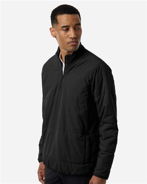 adidas A2016 Men's Ultimate365 Arctic Quarter-Zip Jacket - Black - OnModelSide