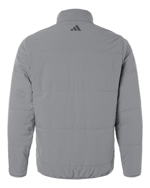 adidas A2016 Men's Ultimate365 Arctic Quarter-Zip Jacket - Grey Three - Back