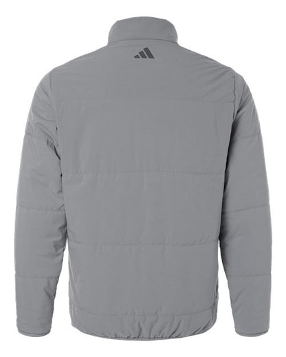adidas A2016 Men's Ultimate365 Arctic Quarter-Zip Jacket - Grey Three - Back