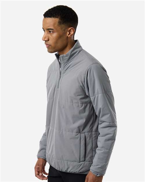 adidas A2016 Men's Ultimate365 Arctic Quarter-Zip Jacket - Grey Three - OnModelSide