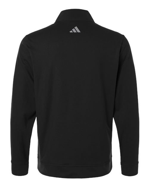 adidas A2017 Men's Ultimate365 Classic Quarter-Zip Pullover - Black - Back