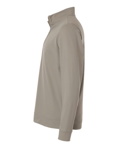 adidas A2017 Men's Ultimate365 Classic Quarter-Zip Pullover - Putty Beige - DirectSide