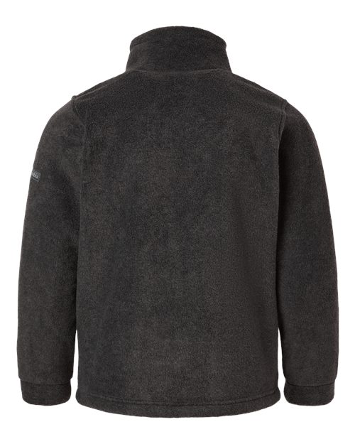 Columbia 212479 Youth Steens Mountain™ II Fleece Full-Zip Jacket - Charcoal Heather - Back