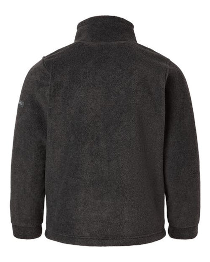 Columbia 212479 Youth Steens Mountain™ II Fleece Full-Zip Jacket - Charcoal Heather - Back