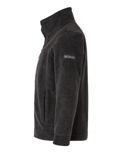 Columbia 212479 Youth Steens Mountain™ II Fleece Full-Zip Jacket - Charcoal Heather - DirectSide