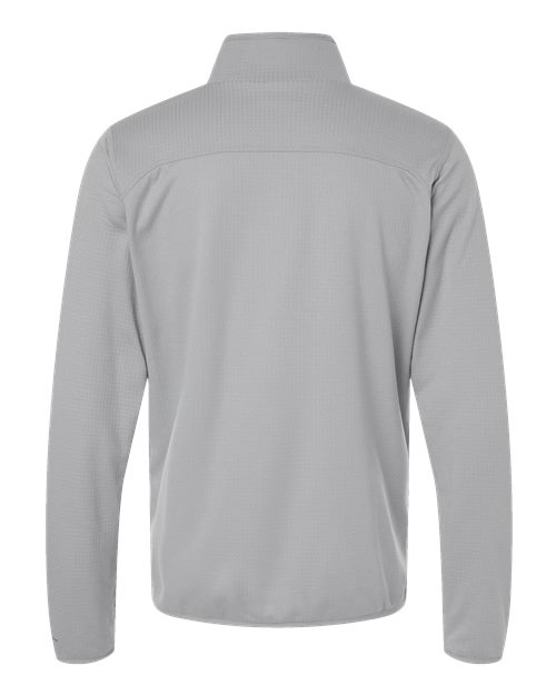 Columbia 213684 Men's Essential Hike™ Grid Fleece Full-Zip - Columbia Grey - Back