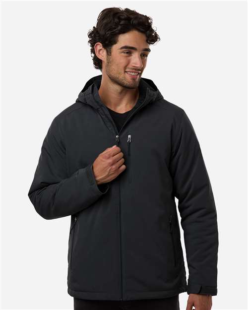 Columbia 216509 Men's Gate Racer™ II Soft Shell Jacket - Black - OnModelFront