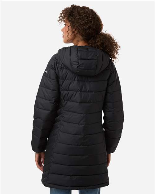 Columbia 217748 Women's Powder Lite™ II Mid Jacket - Black - OnModelBack