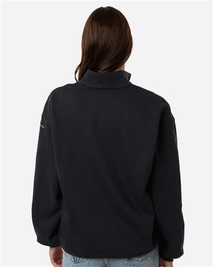 Columbia 216515 Women's Aldermore Half-Zip Pullover - Black - OnModelBack