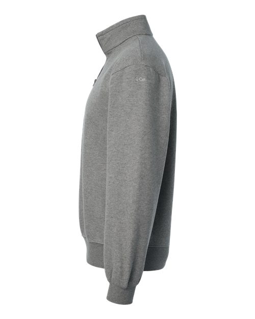 Columbia 216515 Women's Aldermore Half-Zip Pullover - Charcoal Heather - DirectSide