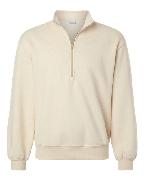 Columbia 216515 Women's Aldermore Half-Zip Pullover - Oatmeal Heather - Front