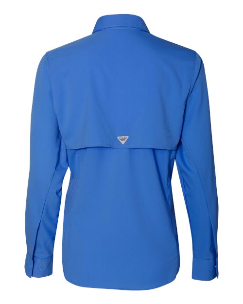 Columbia 212465 Women's PFG Tamiami™ II Shirt - Vivid Blue - Back