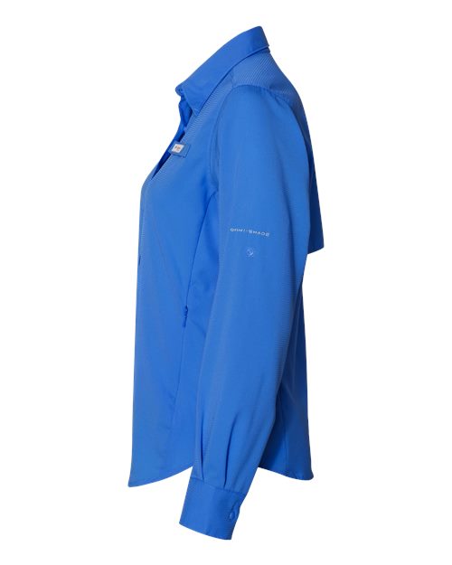 Columbia 212465 Women's PFG Tamiami™ II Shirt - Vivid Blue - DirectSide