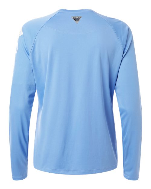 Columbia 212485 Women's PFG Tidal Tee™ II Long Sleeve - White Cap/ White - Back