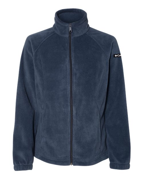 Columbia 212470 Women’s Benton Springs™ Fleece Full-Zip Jacket - Collegiate Navy - Front