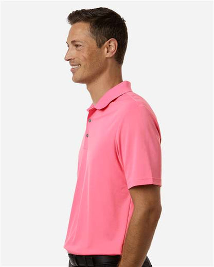 adidas A230 Men's Performance Polo - Bliss Pink - OnModelSide