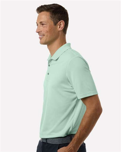 adidas A230 Men's Performance Polo - Clear Mint - OnModelSide