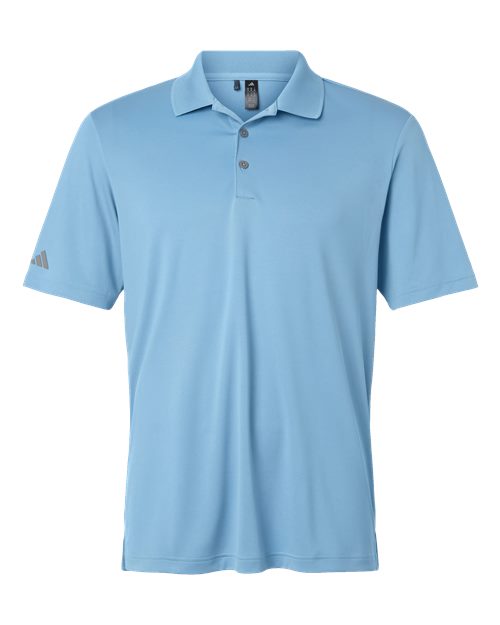 adidas A230 Men's Performance Polo - Team Light Blue - Front