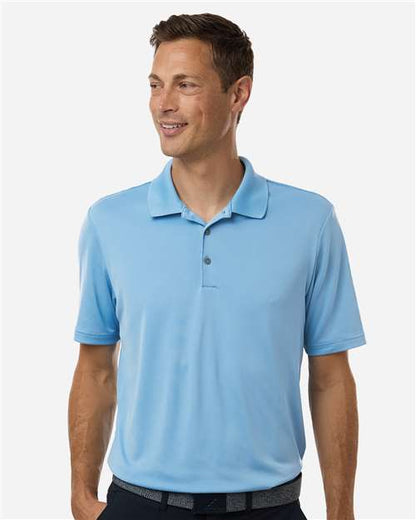 adidas A230 Men's Performance Polo - Team Light Blue - OnModelFront
