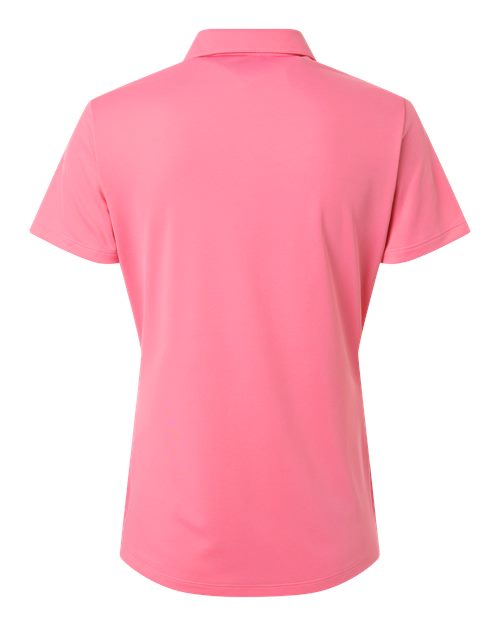 adidas A231 Women's Performance Polo - Bliss Pink - Back