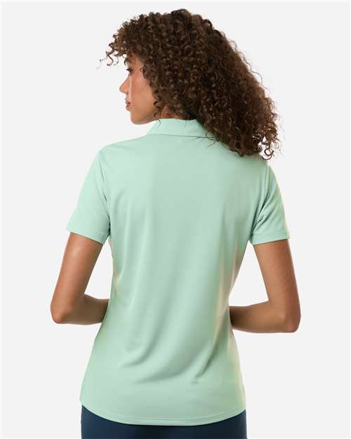 adidas A231 Women's Performance Polo - Clear Mint - OnModelBack