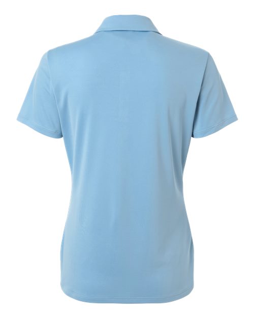 adidas A231 Women's Performance Polo - Team Light Blue - Back