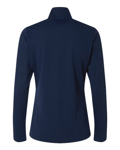 adidas A400 Women's Lightweight Quarter-Zip Pullover - Collegiate Navy - Back