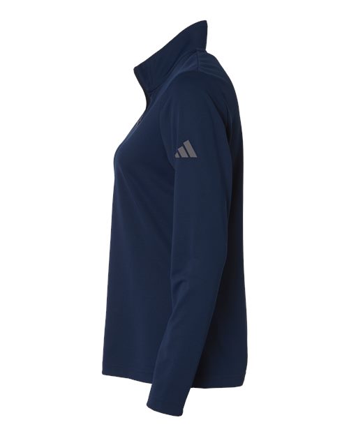adidas A400 Women's Lightweight Quarter-Zip Pullover - Collegiate Navy - DirectSide
