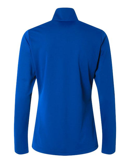 adidas A400 Women's Lightweight Quarter-Zip Pullover - Collegiate Royal - Back