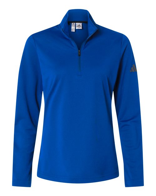 adidas A400 Women's Lightweight Quarter-Zip Pullover - Collegiate Royal - Front