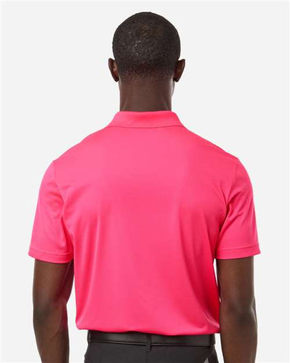 adidas A430 Men's Performance Piqué Polo - Lucid Pink - OnModelBack