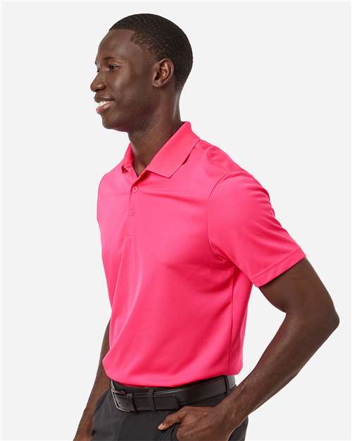 adidas A430 Men's Performance Piqué Polo - Lucid Pink - OnModelSide