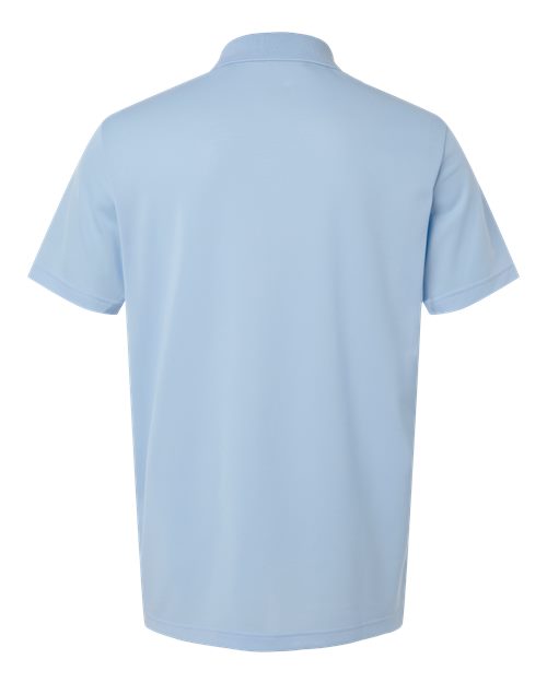 adidas A430 Men's Performance Piqué Polo - Glow Blue - Back