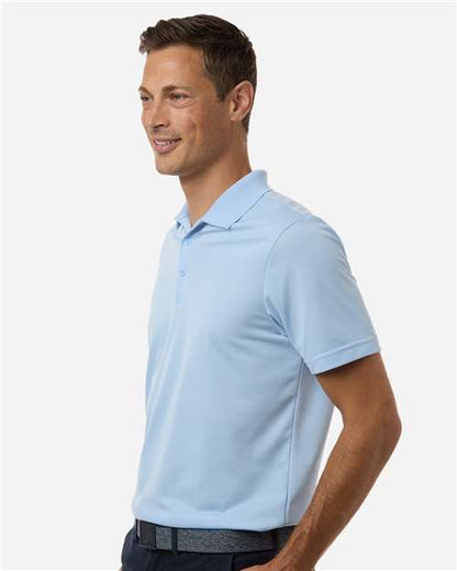 adidas A430 Men's Performance Piqué Polo - Glow Blue - OnModelSide