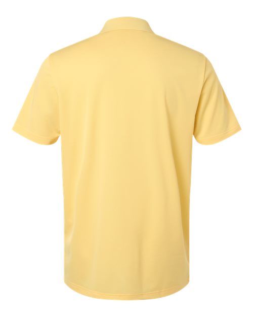 adidas A430 Men's Performance Piqué Polo - Almost Yellow - Back